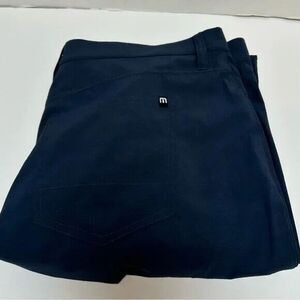 Travis Mathew Blue Micro Stripe Polyester Blend‎ Golf Pants size 38